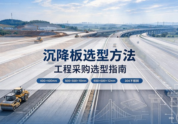 花山沉降板选择方法
